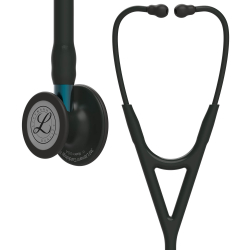 Στηθοσκόπιο 3M™ Littmann Cardiology IV Black με κώδ.μαύρο, στέλεχος blue 6201