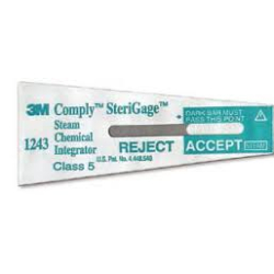 COMPLY STERI-GAGE χημικός δείκτης ατμού  5,1cm x1,9cm (500τεμ.) κωδ.:1243Α