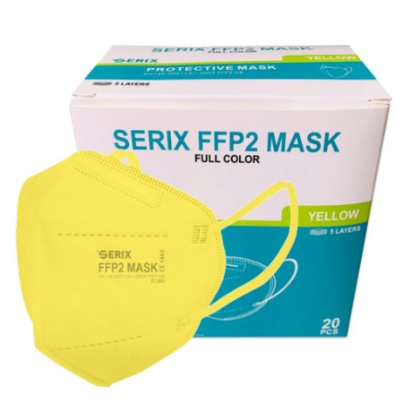 ΜΑΣΚΑ ΣΩΜΑΤΙΔΙΩΝ SERIX FFP2 ΚΙΤΡΙΝΗ