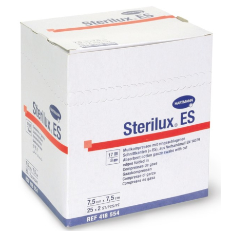 Γάζα αποστειρωμένη Sterilux 7,5x7,5cm. (50)  418554
