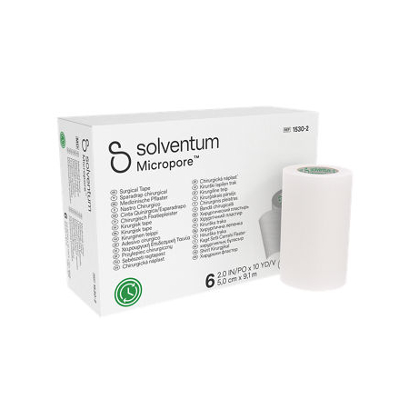 ΤΑΙΝΙΑ SOLVENTUM™ MICROPORE™ χάρτινη 5cm x 9,14m. (6τεμ.) κωδ.: 1530-2