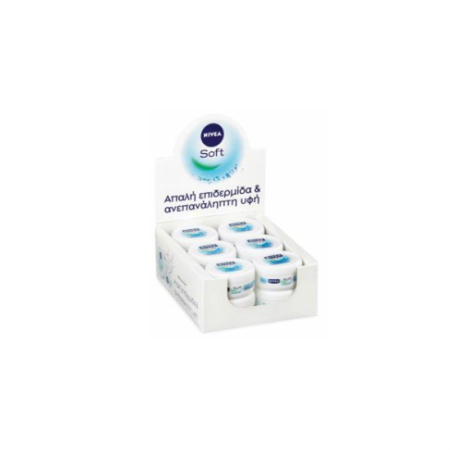 NIVEA SOFT MINI 50ml. προγεμισμένο stand 12τμχ.