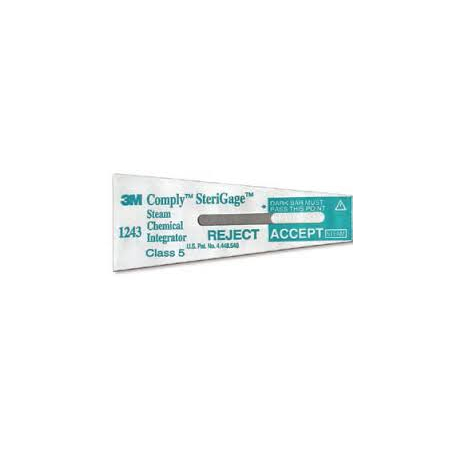 COMPLY STERI-GAGE χημικός δείκτης ατμού  5,1cm x1,9cm (500τεμ.) κωδ.:1243Α