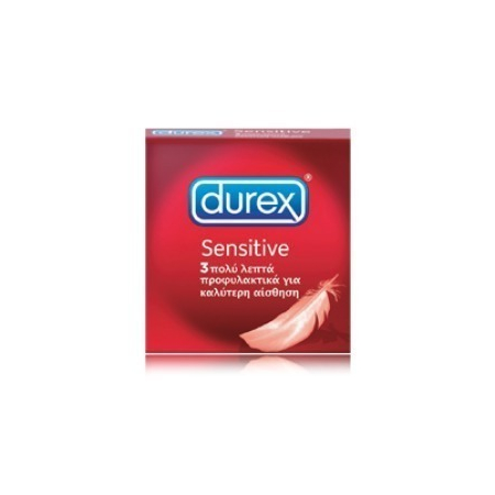 Durex Προφυλακτικά Sensitive (3 τεμ.)
