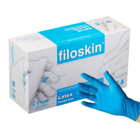 Γάντια Filoskin Latex Χωρίς Πούδρα X-Large (100)