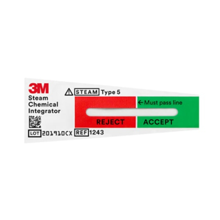 COMPLY STERI-GAGE χημικός δείκτης ατμού  5,1cm x1,9cm (500τεμ.) κωδ.:1243Α