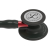 Στηθοσκόπιο 3M™ Littmann Cardiology IV Black με κώδ.μαύρο, στέλεχος red 6200